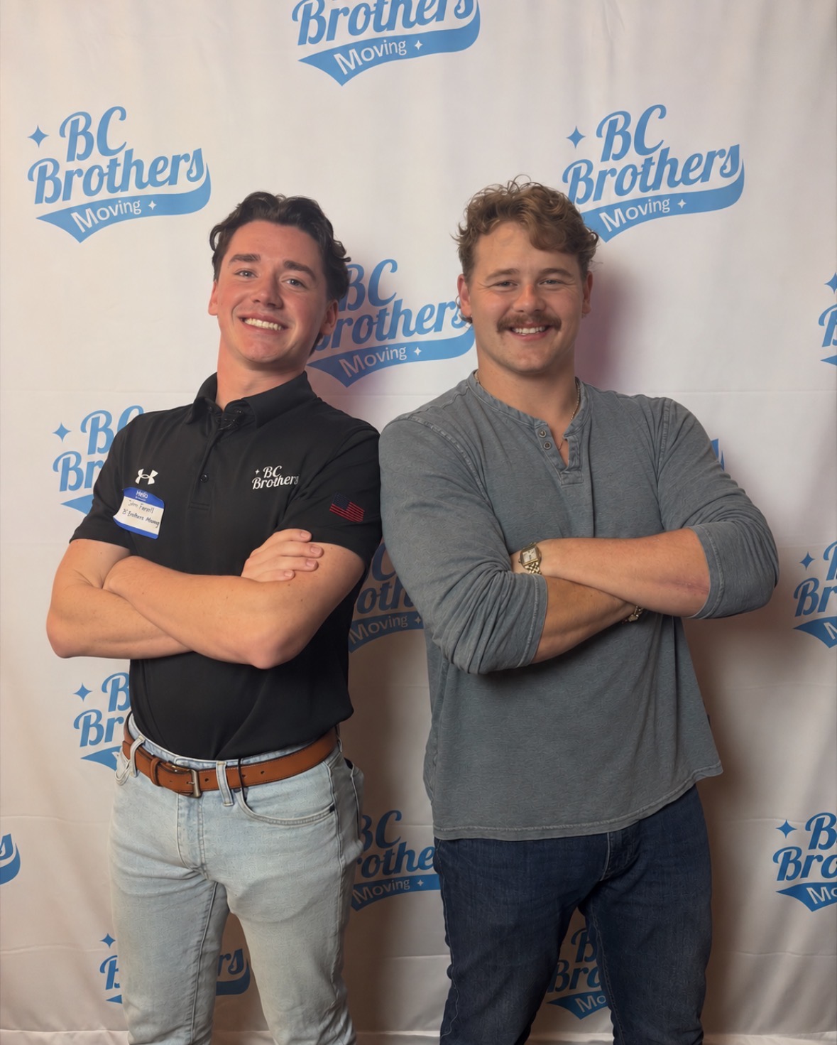 John Farrell of BC Brothers Moving with Pierce of Moving Engine